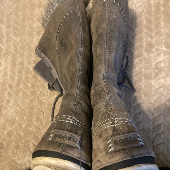 Sorel Women’s 8 Cate the Great Faux Fur Leather Lace Up Winter Boots - Picture 7 of 7